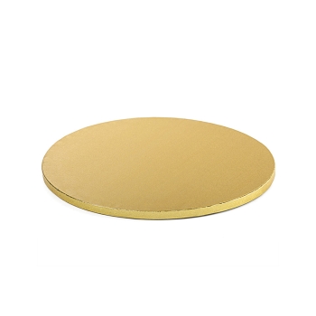 Cake Board Round 36cm (14") / Thickness 12mm - GOLD